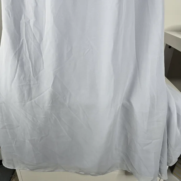 Jenny Yoo Brett A-Line Halter High Neck Chiffon Bridesmaid Formal Dress Size 22 - Picture 5 of 16